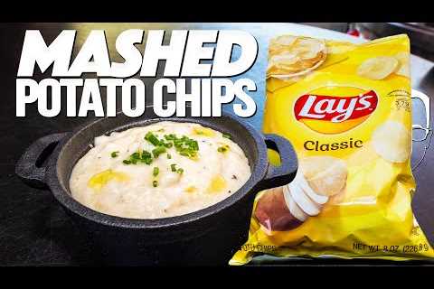 THE LATEST/GREATEST COOKING HACK ON THE INTERNET - MASHED POTATO CHIPS | SAM THE COOKING GUY