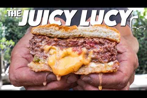 THE JUICY LUCY (THE BEST STUFFED BURGER IN AMERICA?) | SAM THE COOKING GUY