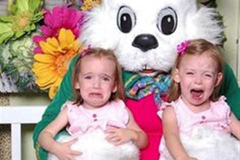 The most miserable Easter Bunny visit EVER!  Via: iamthebetterhalf.blogspot.com