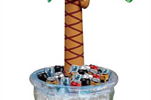 JOYIN 60" Inflatable Palm Tree Cooler, Beach Theme Party Decor, Party Supplies for Pool Party and..