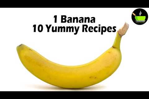 1 Banana 7 Yummy Recipes | Banana Recipes Indian | Snacks Recipes | Kids Recipes|Best Banana Recipes