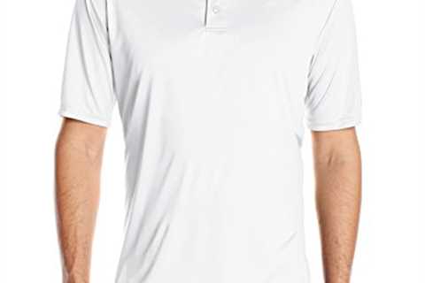 Hanes Sport Men's Cool DRI Men's Performance Polo,White,XXX-Large