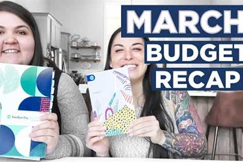 March 2021 Paycheck Budget Recap | Stimulus Check + Savings Goals