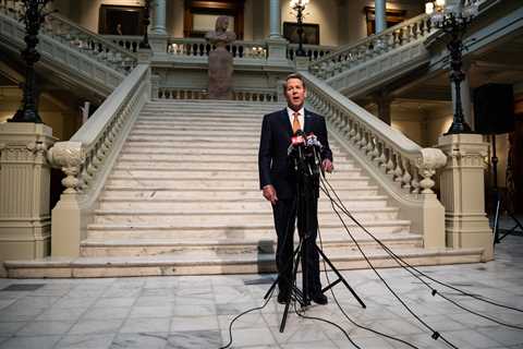 Republicans in two rural Georgia counties censure Gov. Brian Kemp and others