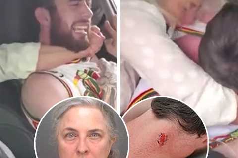 Insane Moment Sleeping Nurse Springs Up in Back of Uber and Savages Driver