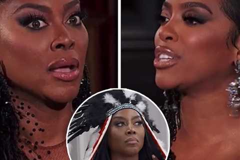 Kenya Moore Confronted on RHOA Reunion for Native American Costume