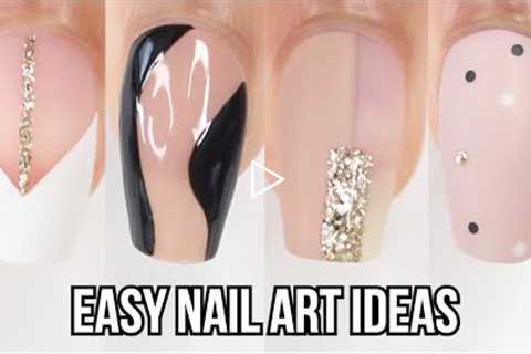 6 QUICK &amp; EASY nail art ideas! | cute nail art designs compilation