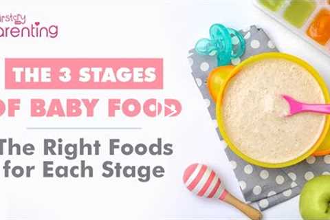 Guide to The Three Baby Food Stages - What Foods &amp; When