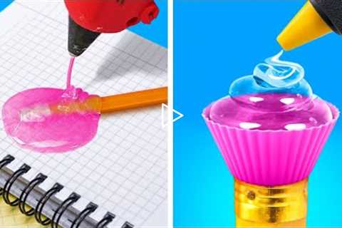 HOT GLUE GUN IDEAS || 20 Cool DIY Projects with 3D Pen, Epoxy Resin be 5-Minute Crafts