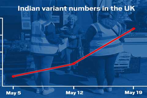 There have now been 3,424 cases of the Indian Covid variant in the UK