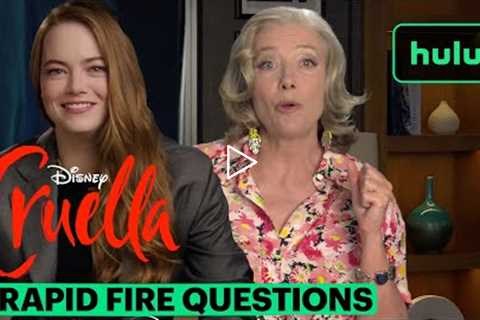 Emma Stone Or Emma Thompson: Which Emma Said It? | Disney's Cruella | Hulu
