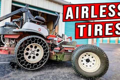 Swapping Tires On The Exmark Lazer Z
