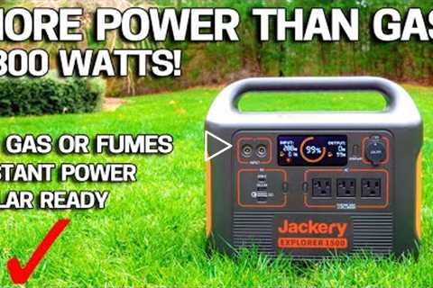Jackery 1800 WATT Battery &amp; Solar Generator - Jackery Explorer 1500 Review