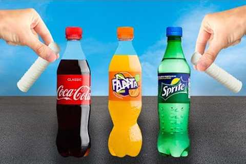 DIY Experiments &amp; Hacks With Coca Cola, Fanta and Sprite