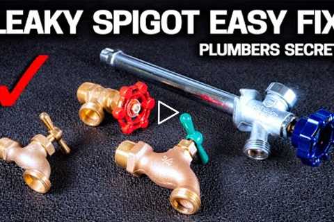 How to Fix a Leaky Outdoor Faucet - DON'T Replace It - Cheap &amp; Easy