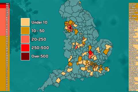 Map reveals how quickly cases of Indian variant are spreading in your area