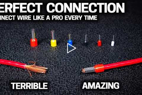 STOP Connecting Stranded Wire Like an Animal - Do it LIKE A PRO!