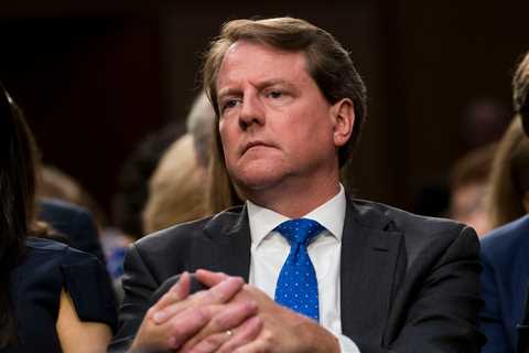 McGahn is set to testify about Trump’s efforts to obstruct the Russia inquiry.