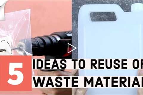 5 Ideas To Reuse of Waste Material | Thaitrick