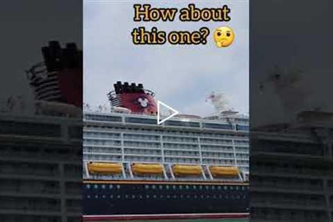 EPIC Disney Cruise Ship Horns! Disney Fantasy Cruise Ship Leaving Port Canaveral
