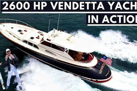 $2,000,000 JAMES BOND 2600 HP VENDETTA YACHT Sea Trial with Producer Michael / Billy Joel Yacht
