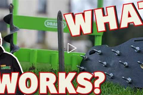 How to aerate your lawn without expenisve tools | beginner DIY lawn care tips that work