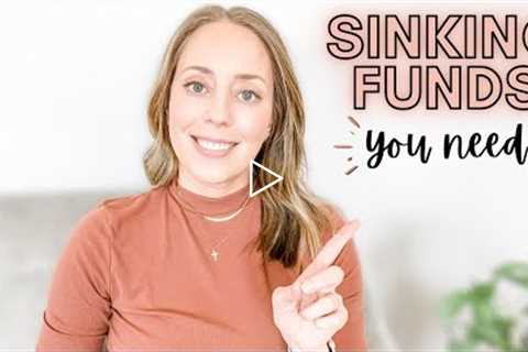 7 SINKING FUNDS You Need to Protect Your Budget
