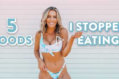 5 Foods STOPPED Eating to Lose My Belly Pooch &amp; De-Bloat| UPDATE!