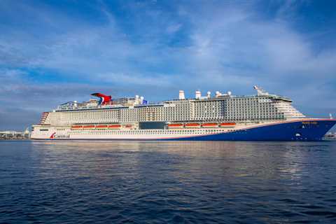 Mardi Gras Docks at Port Canaveral for the First Time