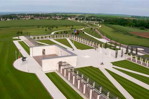 Drone Footage Shows New British Normandy Memorial
