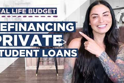 REAL LIFE BUDGET | Budget Tips + Private Student Loans