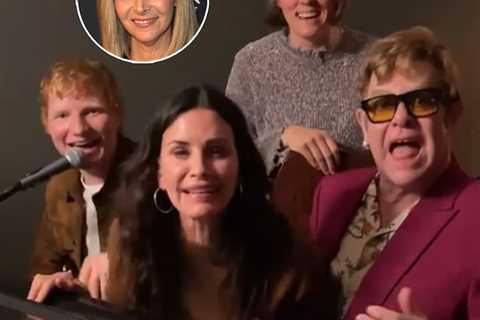Courteney Cox, Ed Sheeran, Elton John and Brandi Carlile Perform 'Tony Danza' Tribute to Lisa..
