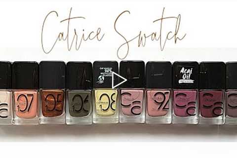 CATRICE |  LIVE SWATCH ON REAL NAILS   2021