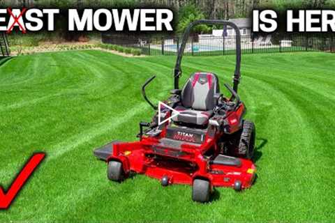 BEAST MOWER! Toro Titan MAX Zero Turn Lawn Mower Review