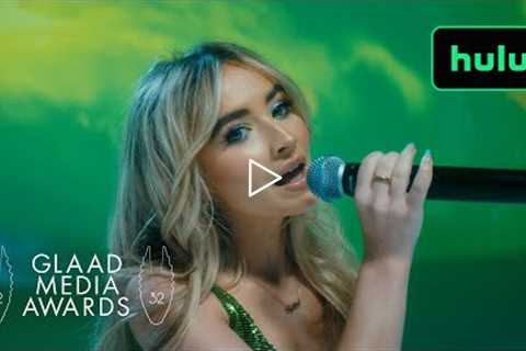 Sabrina Carpenter Performs "Skin" At The GLAAD Awards | Hulu