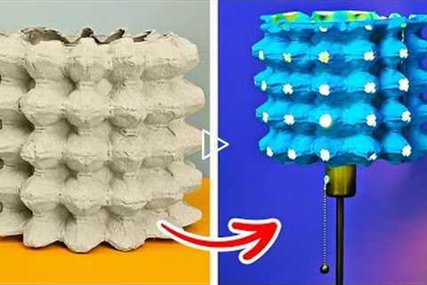 Brilliant Ideas To Reuse Egg Trays And Plastic At Home