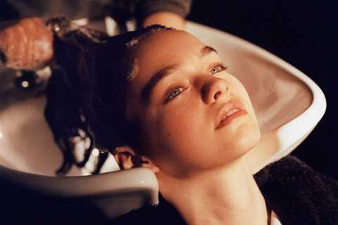 Photo series captures the pure relaxation of people having their hair washed at a salon..