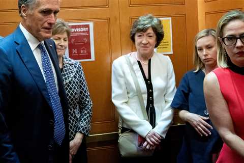 Centrist senators announce ‘realistic’ agreement on an infrastructure plan.
