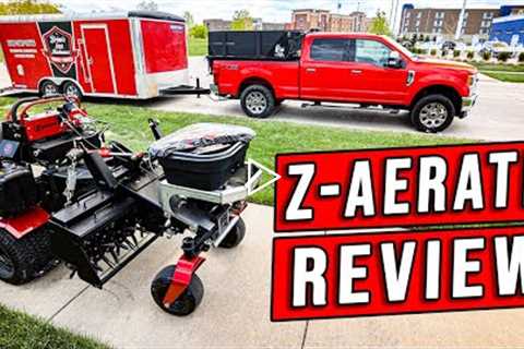 Exmark ZAerate 40" Aerator In Action! (What's Our Thoughts?)