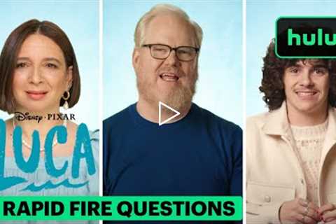 Rapid Fire Questions with the Cast of Luca | Hulu