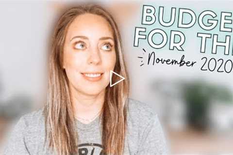 PAYCHECK BUDGETING - Come Budget With Me November 2020 Budget + Things To Budget For In November