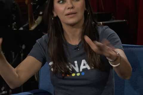 Mila Kunis Recalls Conan O'Brien Confronting Her and Ashton Kutcher For Setting Off Fireworks