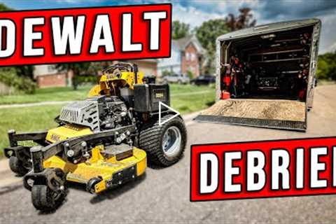 A Good Value For A First Stand On Mower? ► DEWALT Stander Debrief