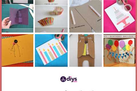 Cute DIY Birthday Card Ideas That Are Fun and Easy to Make