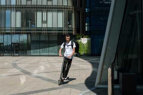 If you ride an e-scooter, take safety precautions