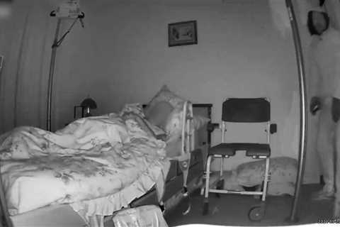 Disabled pensioner who can’t move watches in terror as burglar breaks in