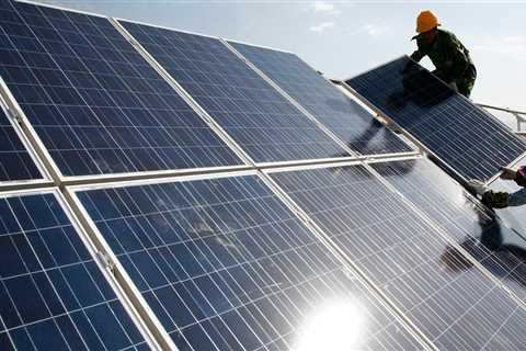 The U.S. bans imports of some Chinese solar panel materials tied to forced labor.
