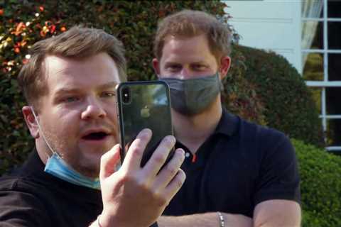 Prince Harry’s appearance on James Corden’s Late Late Show suggested by the royal to ‘cheer..