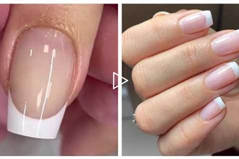 Diseños de uñas clásicas (manicura francesa) / Classic nail designs (french manicure) (2021)