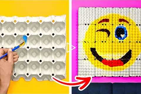 Brilliant Egg Tray Crafts For Your Home || Cool Recycling Projects